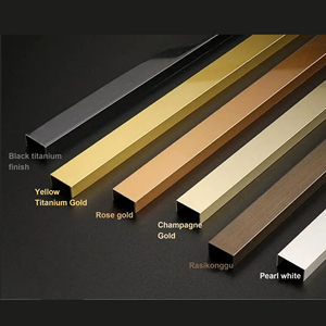 Bande décorative d'angle de protection de bord de garniture murale <span class=keywords><strong>en</strong></span> forme de <span class=keywords><strong>U</strong></span> de haute qualité <span class=keywords><strong>en</strong></span> acier inoxydable - Product Image 6