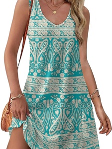 Vestidos <span class=keywords><strong>de</strong></span> Gasa Vintage para Mujer, <span class=keywords><strong>Primavera</strong></span>/Otoño/Invierno/Verano 2026, Holgados, Cuello en V, Sin Mangas, Transpirables, para Usar sobre Trajes <span class=keywords><strong>de</strong></span> Baño, con Bolsillos - Product Image 3