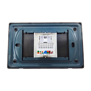 米国標準シングルコンセント電気ソケットユニバーサルタイプPCプレート<span class=keywords><strong>RJ45</strong></span> LAN TEL 118 * 72mmウォールプラグ & ソケット - Product Image 6