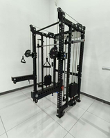 Appareil de musculation multifonctionnel commercial à poulie fixe avec fonction Smith et sortie de poids 1:1