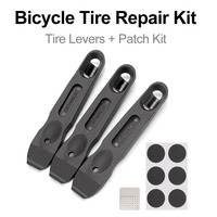 GEWAGE Kit de réparation de pneus de vélo 3 pièces, crochet à rayons en fibre de nylon, patch de réparation de pneus, outil de réparation de vélo VTT et vélo de route, outil de cyclisme