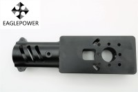 Produits d'usinage de précision CNC de haute qualité, base de montage de moteur, tuyau rond de 30 mm