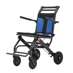 WellGo Transport Rollstuhl Lieferanten Indoor besten leichten Rollstuhl manuellen zusammen klappbaren Rollstuhl