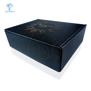 Packaging Cardboard Logo Shipping Carton Subscription Matte Corrugated Black <b>Box</b> - Product Image 2