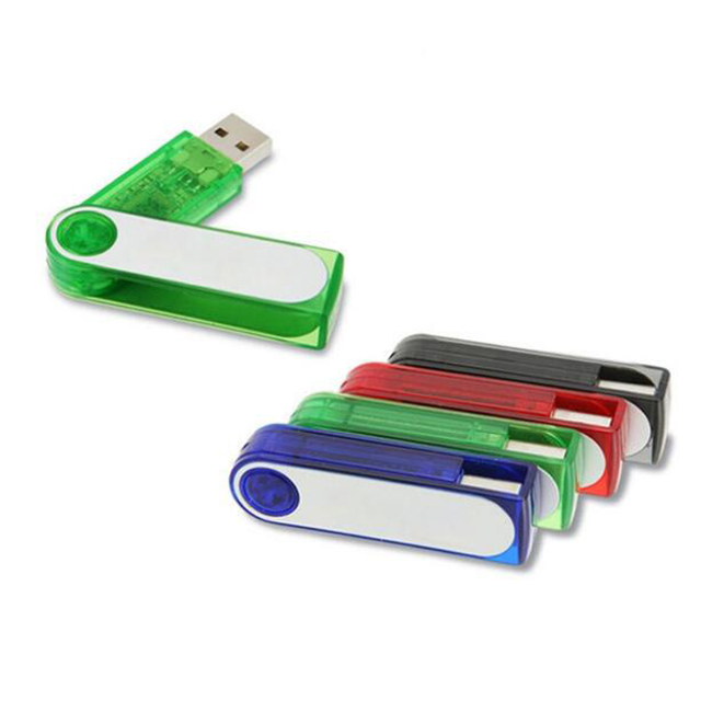 Custom Logo Swivel USB Flash Drive with 2GB to 64GB Memory Stick USB 2.0 & 3.0 Interface for Photography