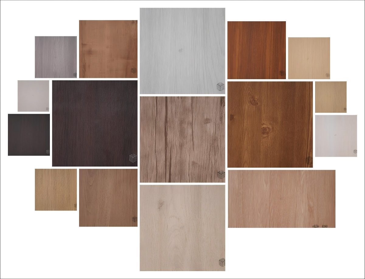 Rovere Lavato (Venatura del Legno Grigio-Marrone)