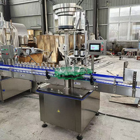 Machine de sertissage automatique pour capsules à anneau de bouteilles en verre de boissons gazeuses, de bière et de boissons non alcoolisées HL-XGH01