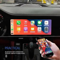 12.3 Inci+10.25 Inci Untuk Porsche Panamera 970 Layar Ganda Interaktif yang Ditingkatkan Pemutar Video Multimedia Android Carplay GPS