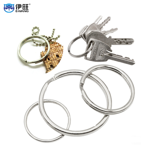 Strong Stainless Steel Split Keyring Corrosion Resistant <b>Key</b> Ring for Backpack Zipper Pull Dog <b>Tag</b> - Product Image 1