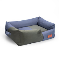Lit pour chien et chat universel, amovible, lavable, imperméable, rembourré en coton PP doux, utilisable toute l'année, canapé-lit portable pour animaux de compagnie