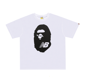 2026 1:1 Versione di Alta Qualità Pronta Consegna 100% Cotone Stampa Lettere per T-shirt da Uomo di Tendenza alla Moda Designer Bapees - Product Image 3