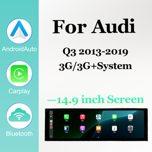 Écran tactile de tableau de bord de voiture 14,9 pouces, lecteur CD, prix d'usine, pour <span class=keywords><strong>Audi</strong></span> <span class=keywords><strong>Q3</strong></span> 2013-2019, Android CarPlay, navigation GPS, DSP, BT - Product Image 1