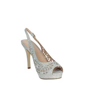Menbur Sandales à talons hauts et plateforme pour femmes, modèle 23968, or pailleté, tendance mode - Product Image 5