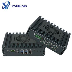 Mini ordinateur industriel Core 11th Gen Triple 2.5G LAN M.2 Slots 6COM RS485 DDR4 Ports 16 broches GPIO Phoenix HD DP Industrial Pc - Product Image 2