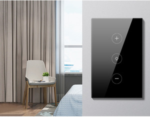 Cuộc sống thông minh cảm ứng bền Bảng điều chỉnh Dimmer chuyển đổi chúng tôi AU 120 mét cho wifi từ xa điều khiển bằng giọng nói tường thiết bị chuyển mạch tương thích Alexa Google - Product Image 2