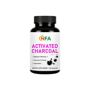 Capsules de Charbon Actif Marque Blanche – Contient 520 mg de Charbon Actif – Capsules de Charbon pour Détoxification Complète - Product Image 1