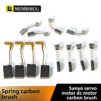 Brosses de charbon pour moteur à haute conductivité 8x16x25, brosses de remplacement universelles pour moteurs de bâches de camion et machines à couper les fils