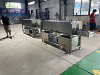 Tunnel de bouteille en verre recyclé entièrement automatique Machine de lavage et de séchage de pasteurisateur Équipement de rinçage de bouteille de vin