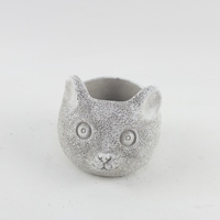 Moule créatif et simple à utiliser en forme de lapin de dessin animé, fait main, écologique, en ciment, béton ou plâtre, pour pot ou poterie, pour la maison et le jardin