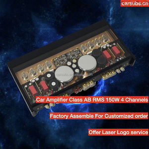 Qualità del suono amplificatore di guadagno Stereo per auto 4 CH RMS <span class=keywords><strong>150W</strong></span> 2 Ohms DSP amplificatore di guadagno gamma completa 4 canali per auto classe AB - Product Image 2