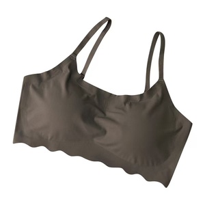 Women's seamless ice silk bra, breathable backless camisole with padding and push-up design. - Product Image 3