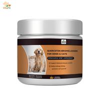 Friandises anti-démangeaisons et anti-allergies pour chiens et chats avec taurine et extrait de romarin, absorption rapide, complément sûr pour le soutien immunitaire