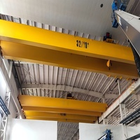 Pont roulant à commande PLC de type QD, capacité 10T, portée 19,5M, hauteur de levage 16M pour la métallurgie