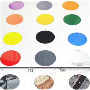 ฟิลเตอร์กระจกไดโครอิกความแม่นยำสูง 0.3 มม. 0.5 มม. 0.7 มม. 1.0 มม. 2.0 มม. 37 มม. ฟิลเตอร์แสงทนความร้อน  ความสามารถในการส่งผ่านแสง 92% - Product Image 3