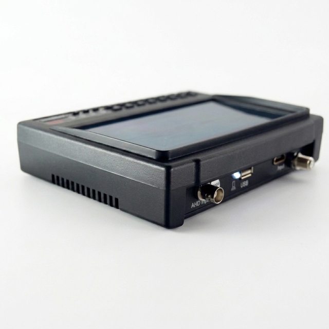7 Inch Digital HD Display Monitor Combo TV Satellite Finder Supporting T2/S2/C & CCTV European Ground Wave