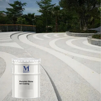 Peinture liquide pour revêtement de sol en pierre lavée, résine de revêtement artistique en pierre de porcelaine de haute qualité, durable, pinceau acrylique