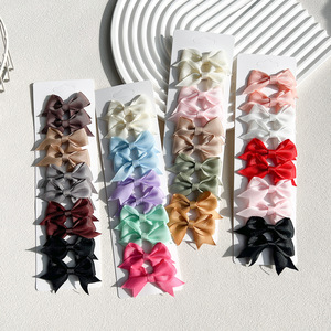 Lot de 10 pinces à <span class=keywords><strong>cheveux</strong></span> antidérapantes avec nœud <span class=keywords><strong>pour</strong></span> <span class=keywords><strong>cheveux</strong></span>, accessoires entièrement couverts <span class=keywords><strong>pour</strong></span> bébés filles et petits enfants, barrettes élégantes - Product Image 6
