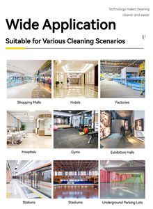Balayeuse manuelle à friction, balayeuse commerciale à conducteur marchant, prix d'usine, laveuse de sol électrique - Product Image 4
