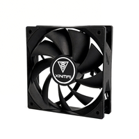 Ventilateur de boîtier PC RGB 12 cm, refroidisseur d'ordinateur de bureau, 12 V, silencieux et efficace