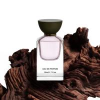 Col à visser de bouteille de parfum en verre vide carré de 30ml 50ml 100ml à sertir de luxe avec impression de logo personnalisé et boîte cadeau