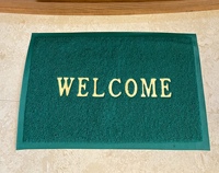 Tapis de bienvenue en PVC pour entrée de maison, intérieur/extérieur, antidérapant, imperméable, pour couloir