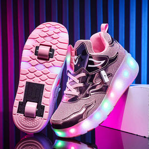 <span class=keywords><strong>Chaussures</strong></span> à roulettes pour adultes JIAXIN, à la mode, <span class=keywords><strong>avec</strong></span> <span class=keywords><strong>roues</strong></span>, LED rechargeables, patins à roulettes pour enfants, <span class=keywords><strong>chaussures</strong></span> à double roue, fabricant - Product Image 4