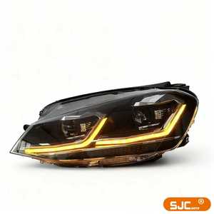 Sistema di Illuminazione con Fari Anteriori Auto SJC per <span class=keywords><strong>Volkswagen</strong></span> <span class=keywords><strong>Golf</strong></span> 7 <span class=keywords><strong>Golf</strong></span> <span class=keywords><strong>7.5</strong></span> Lampada Frontale a LED di Alta Qualità con Luci Diurne per VW MK7 - Product Image 5