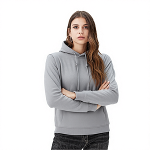 เสื้อแจ็คเก็ตบลูซองแบบมีฮู้ด อุ่นได้ ใช้พอร์ต USB แขนยาว คอตั้ง สีพื้น สำหรับกิจกรรมกลางแจ้งในฤดูหนาว ผ้าฟลีซอุ่นสบาย - Product Image 2