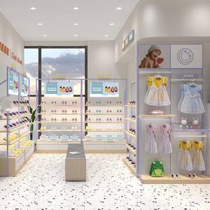 Aménagement et présentoirs personnalisés pour magasin <span class=keywords><strong>de</strong></span> vêtements pour bébés |   Étagères <span class=keywords><strong>de</strong></span> vente au détail modernes, <span class=keywords><strong>comptoir</strong></span> <span class=keywords><strong>de</strong></span> caisse et zone <span class=keywords><strong>de</strong></span> jeux interactive - Design d'intérieur - Product Image 6