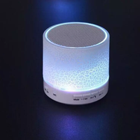 Mini Altavoz Bluetooth Portátil con Luz LED RGB, Sonido Estéreo Inalámbrico, Caja de Música con Bajos, Altavoz para Fiestas al Aire Libre