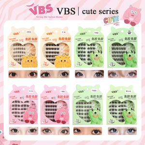 ขนตาปลอมแบบถอดได้ ไม่ติดกาว ยี่ห้อ Little Monster ช่วยให้ดวงตาดูโตเป็นธรรมชาติ เบาและฟู ใช้ซ้ำได้ อุปกรณ์แต่งหน้า - Product Image 1