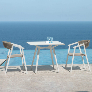 Ensemble de mobilier de <span class=keywords><strong>jardin</strong></span> de style nordique haut de gamme, table <span class=keywords><strong>et</strong></span> chaises de cour, ensemble de meubles d'extérieur, imperméable, protection solaire, chaises de <span class=keywords><strong>terrasse</strong></span> - Product Image 2