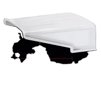 Protection contre la pluie pour caméra CCTV, housse universelle en plastique résistante aux intempéries pour surveillance extérieure, protection anti-pluie anti-UV en plastique pour CCTV