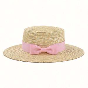 Chapeau Canotier en Paille Fine pour Femme avec Ruban – Qualité Supérieure, Idéal Sports et Loisirs en Extérieur - Product Image 6