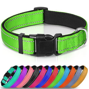 <span class=keywords><strong>Collar</strong></span> de nailon para entrenamiento de perros, <span class=keywords><strong>collar</strong></span> reflectante ajustable duradero con liberación rápida - Product Image 2