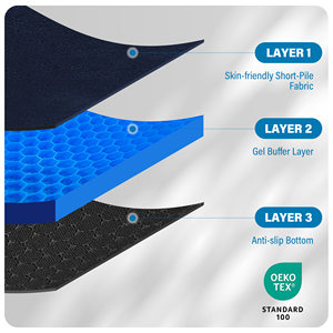 Cojín de Asiento de Espuma Viscoelástica Tejida Suave con Logotipo Personalizado en Color para Silla de Oficina y Hogar - Product Image 6