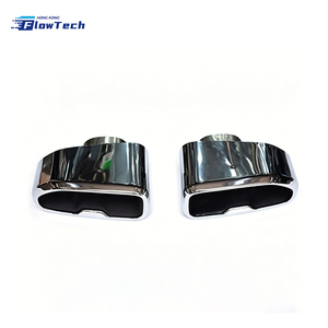 Puntas de escape negras de acero inoxidable 304 para BMW X3 G01 X4 G02 M40i 25i 30i, estilo OEM cuadrado, tubo de escape de repuesto - Product Image 3