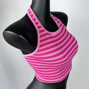 Top Corto sin Mangas para <span class=keywords><strong>Mujer</strong></span>, Estilo Chaleco Ajustado con Cuello Halter - Product Image 4