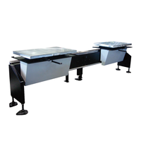 Changeur de palettes entièrement automatique à double station, à commande pneumatique, avec table en acier inoxydable pour centres d'usinage verticaux/horizontaux