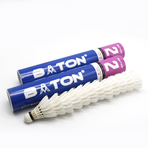 Balles de <span class=keywords><strong>badminton</strong></span> avancées en plumes d'oie les plus durables, entraînement, 12 balles par baril - Product Image 6